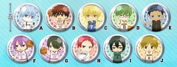 画像2: 黒子のバスケ 缶バッジコレクション 試合開始！ (2)