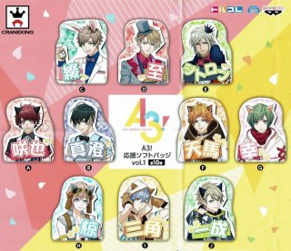 A3!　御影密　缶バッジ　第二回公演 バッジ・ピンズ 御影密 ロングスクエア型缶バッジvol.2 「アニメ