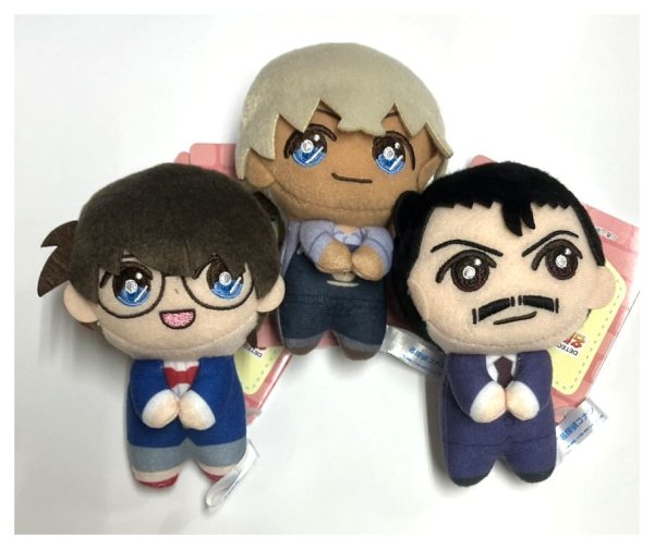 画像1: 名探偵コナン ぴょこともマスコット「コナン＆小五郎＆安室」（EX） (1)